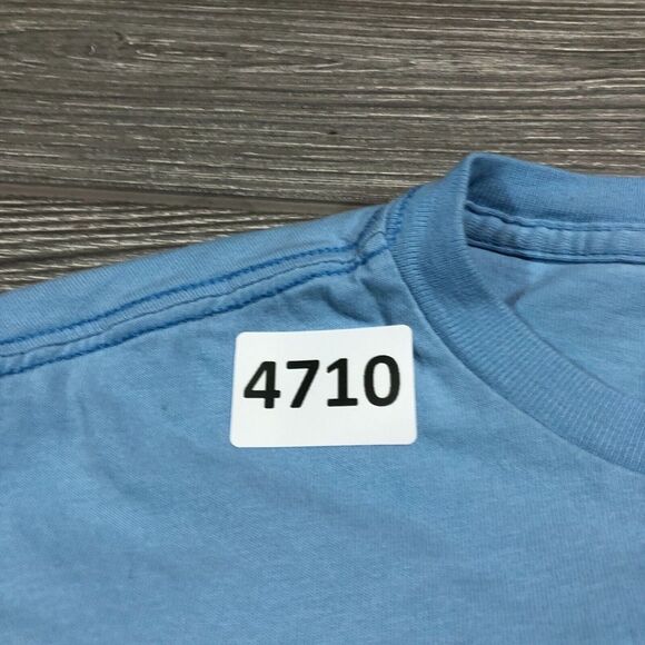 Vineyard‎ Vines Shirt Mens XS Blue Long Sleeve Ski Skiing Spell out Tee 4710 - Picture 9 of 9